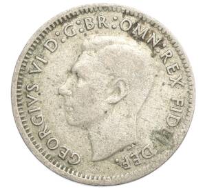 3 пенса 1950 года Австралия — Фото №2