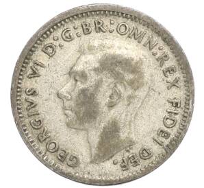 3 пенса 1951 года Австралия — Фото №2