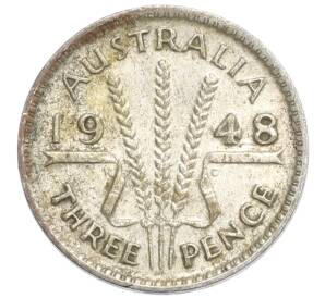 3 пенса 1948 года Австралия — Фото №1