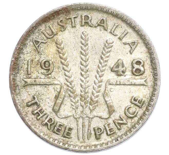 Монета 3 пенса 1948 года Австралия (Артикул: M2-79733) — Фото №1