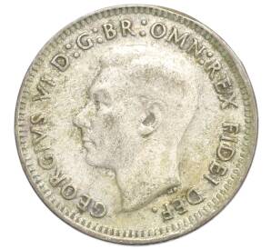 3 пенса 1950 года Австралия — Фото №2