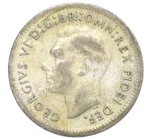 3 пенса 1950 года Австралия — Фото №2