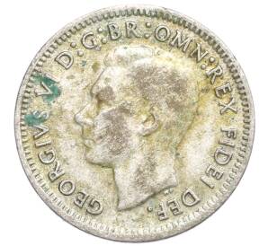 3 пенса 1949 года Австралия — Фото №2