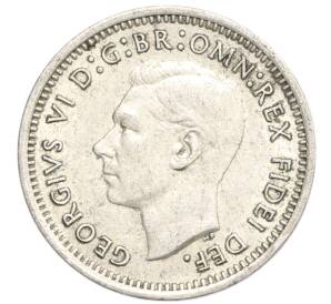 3 пенса 1951 года PL Австралия — Фото №2