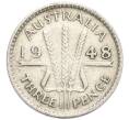 Монета 3 пенса 1948 года Австралия (Артикул: M2-79740) — Фото №1
