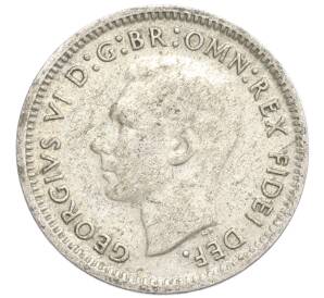 3 пенса 1952 года Австралия — Фото №2