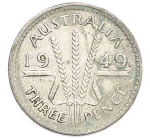 3 пенса 1949 года Австралия — Фото №1