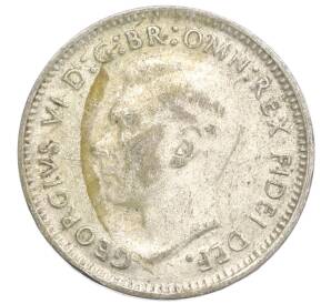 3 пенса 1952 года Австралия — Фото №2