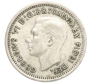 3 пенса 1951 года PL Австралия — Фото №2