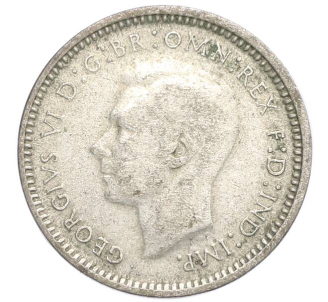 Монета 3 пенса 1948 года Австралия (Артикул: M2-79750) — Фото №2