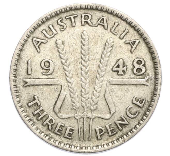 Монета 3 пенса 1948 года Австралия (Артикул: M2-79764) — Фото №1