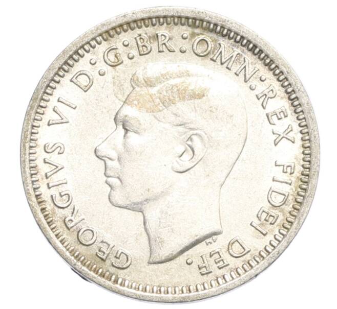 Монета 3 пенса 1951 года PL Австралия (Артикул: M2-79766) — Фото №2