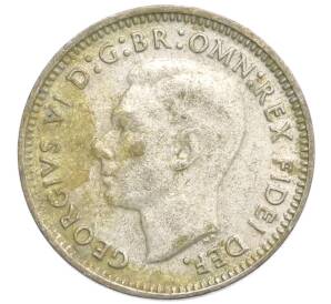 3 пенса 1952 года Австралия — Фото №2