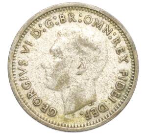 3 пенса 1951 года PL Австралия — Фото №2