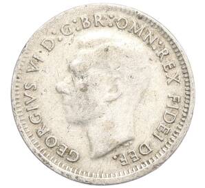 3 пенса 1950 года Австралия — Фото №2