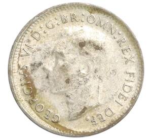 3 пенса 1952 года Австралия — Фото №2