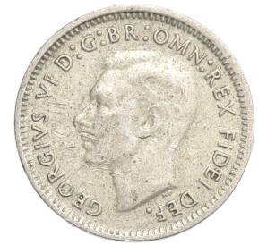 3 пенса 1952 года Австралия — Фото №2