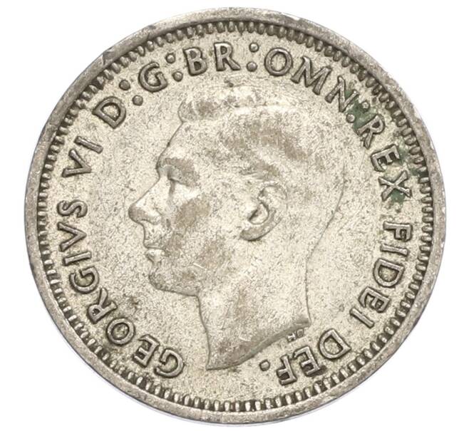 Монета 3 пенса 1951 года PL Австралия (Артикул: M2-79783) — Фото №2