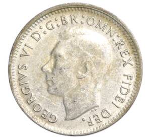 3 пенса 1951 года Австралия — Фото №2