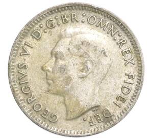 3 пенса 1950 года Австралия — Фото №2