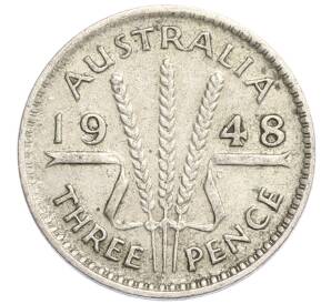 3 пенса 1948 года Австралия — Фото №1