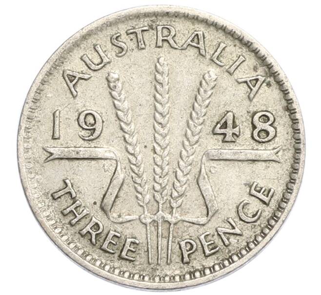 Монета 3 пенса 1948 года Австралия (Артикул: M2-79787) — Фото №1