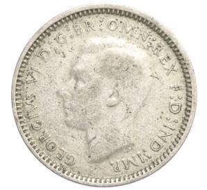 3 пенса 1948 года Австралия — Фото №2