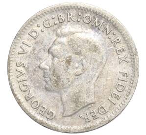 3 пенса 1950 года Австралия — Фото №2