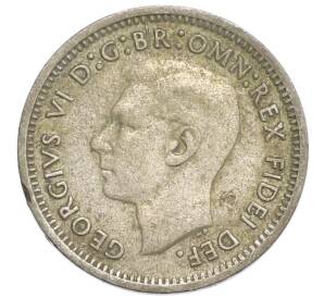 3 пенса 1951 года PL Австралия — Фото №2