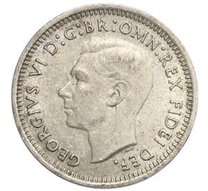 3 пенса 1951 года PL Австралия — Фото №2