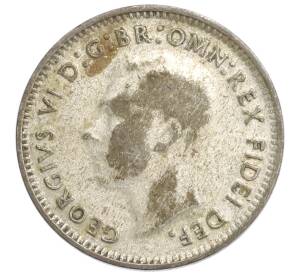 3 пенса 1949 года Австралия — Фото №2