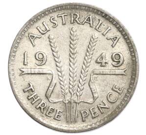 3 пенса 1949 года Австралия — Фото №1