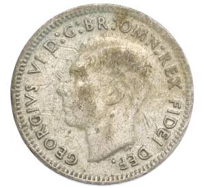 3 пенса 1950 года Австралия — Фото №2