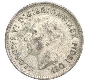 3 пенса 1950 года Австралия — Фото №2