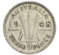 Монета 3 пенса 1948 года Австралия (Артикул: M2-79804) — Фото №1