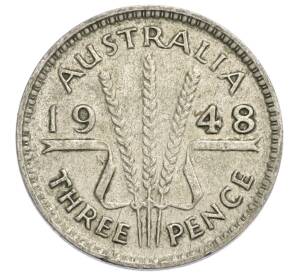 3 пенса 1948 года Австралия — Фото №1