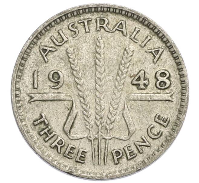 Монета 3 пенса 1948 года Австралия (Артикул: M2-79804) — Фото №1