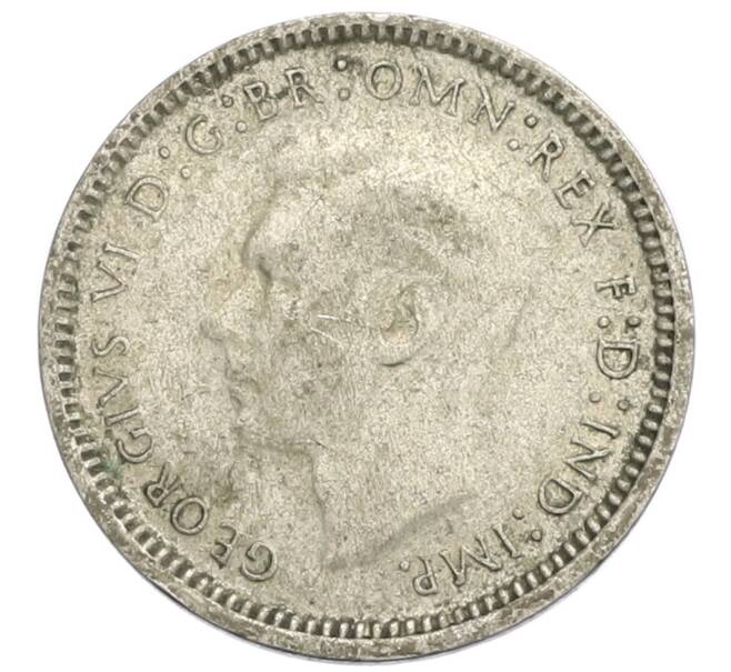 Монета 3 пенса 1948 года Австралия (Артикул: M2-79804) — Фото №2