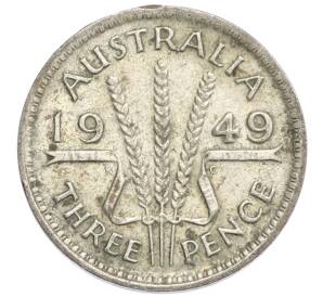 3 пенса 1949 года Австралия — Фото №1
