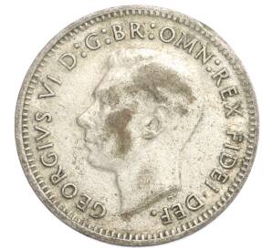 3 пенса 1949 года Австралия — Фото №2