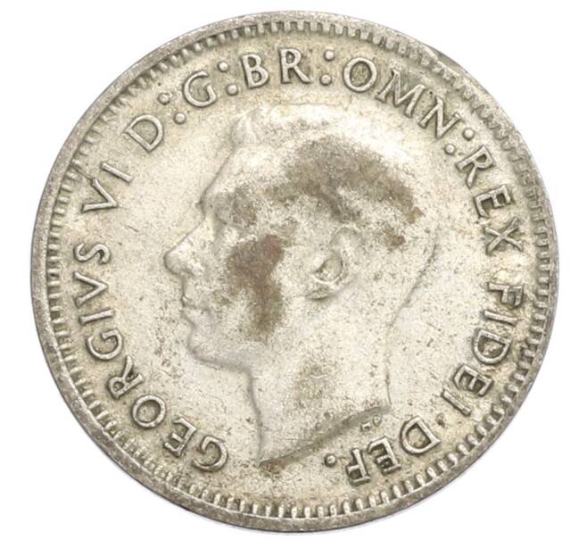 Монета 3 пенса 1949 года Австралия (Артикул: M2-79805) — Фото №2