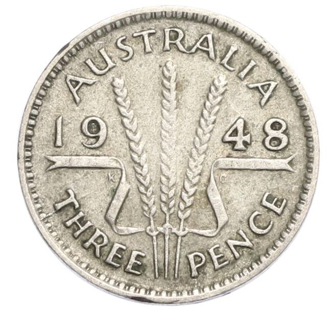 Монета 3 пенса 1948 года Австралия (Артикул: M2-79806) — Фото №1