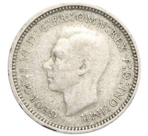 3 пенса 1948 года Австралия — Фото №2