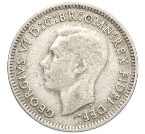 3 пенса 1949 года Австралия — Фото №2