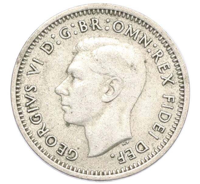 Монета 3 пенса 1951 года PL Австралия (Артикул: M2-79814) — Фото №2