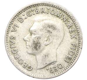 3 пенса 1949 года Австралия — Фото №2