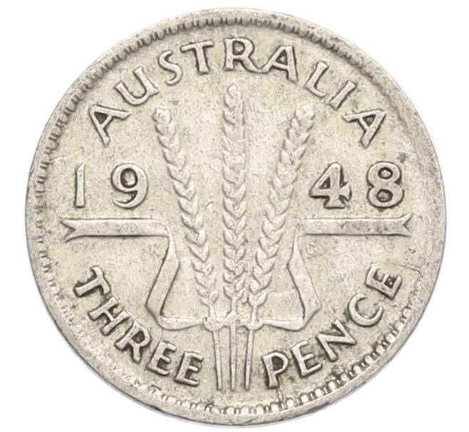 Монета 3 пенса 1948 года Австралия (Артикул: M2-79816) — Фото №1