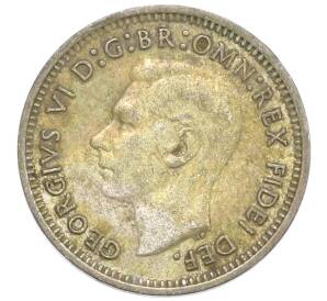 3 пенса 1951 года PL Австралия — Фото №2