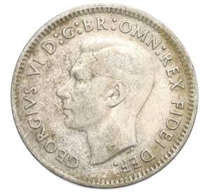 3 пенса 1950 года Австралия — Фото №2