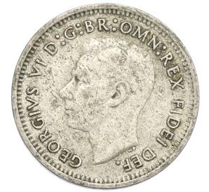 3 пенса 1951 года PL Австралия — Фото №2